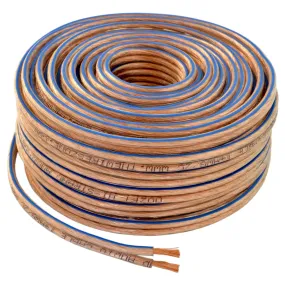 12 Gauge 2 Conductor 12/2 Clear 25ft Speaker Wire for Car & Home Audio