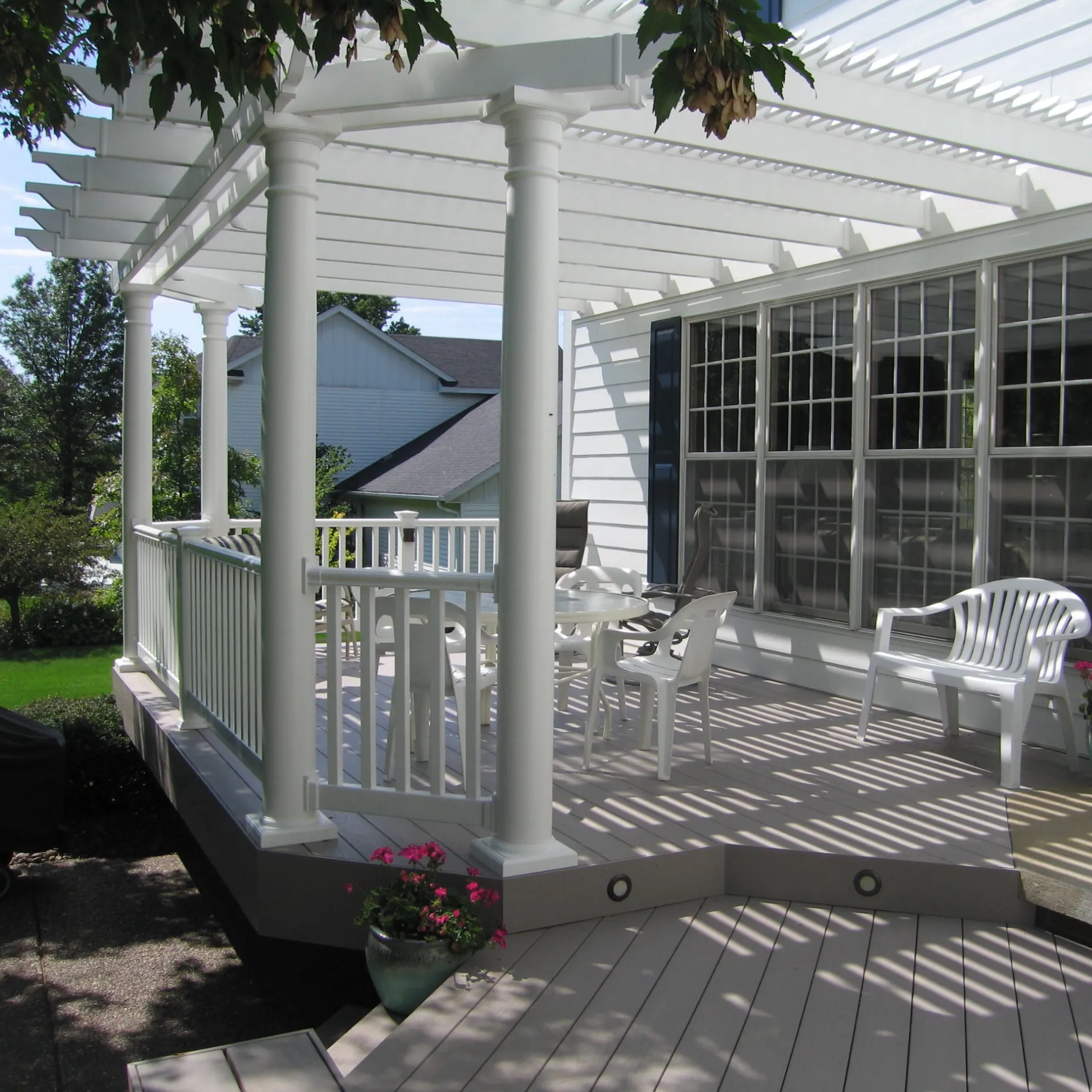 14' x 12' Wall-Mount Pergola Kit - Made in USA