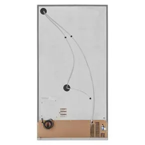 24.8 Cubic Feet Side-By-Side Refrigerator With Exterior Ice And Water And PrintShield finish