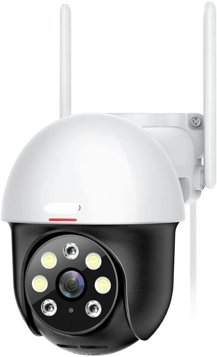2K Security Camera Outdoor, Pan & Tilt 360° View with Motion Detection Auto Tracking Smart Alerts, 2-Way Audio, IP66 Weatherproof