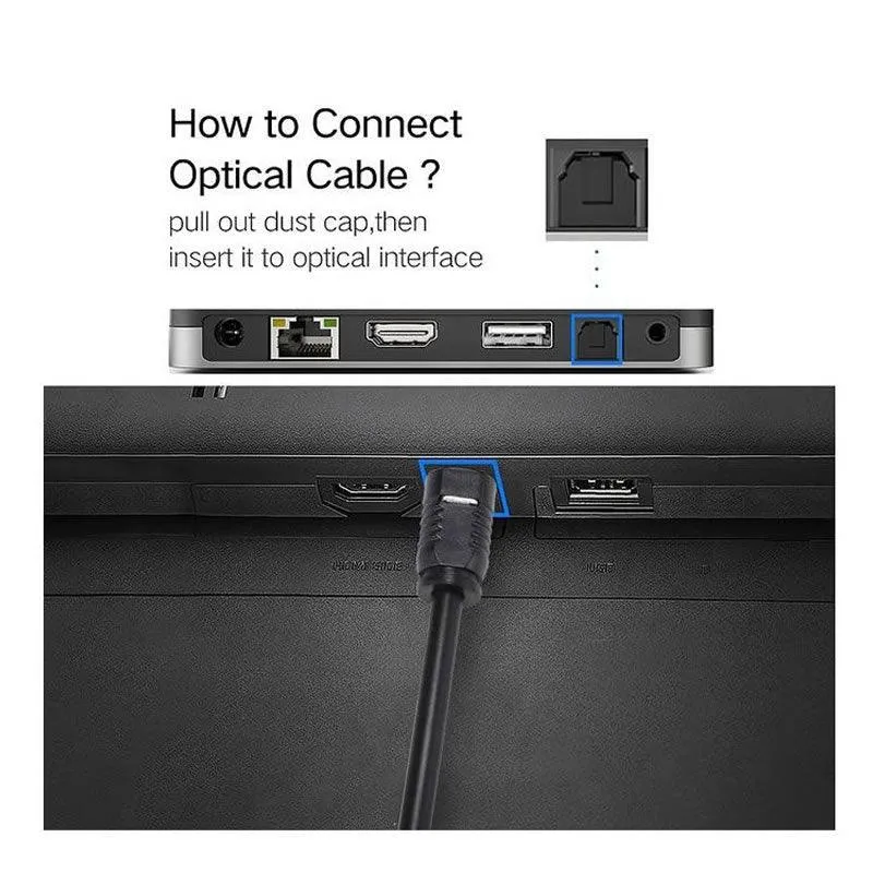 2M Digital Toslink To Aux Optical Audio Cable A27-133