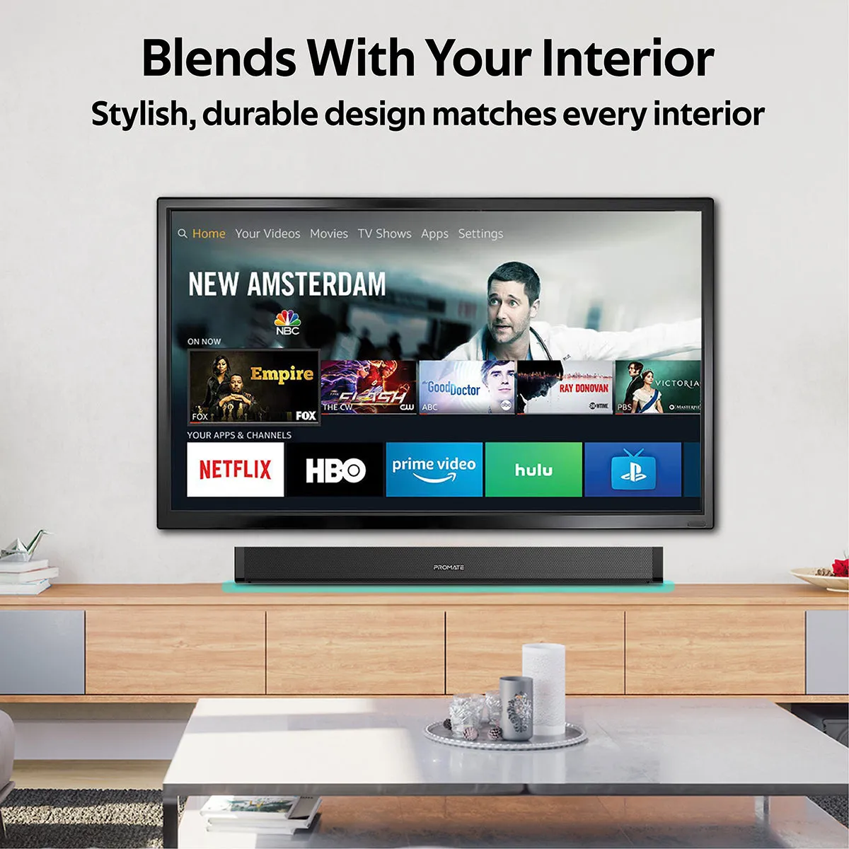 40W High Definition Wireless Stereo SoundBar