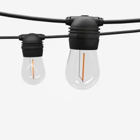 77m Solar Festoon Lights Outdoor LED String Light Christmas Party Decorations