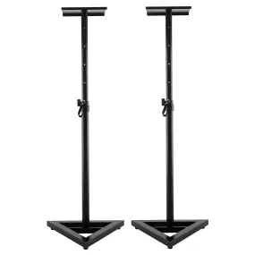 Adjustable Steel Floor Speaker Stands, 6 Heights - Karrera