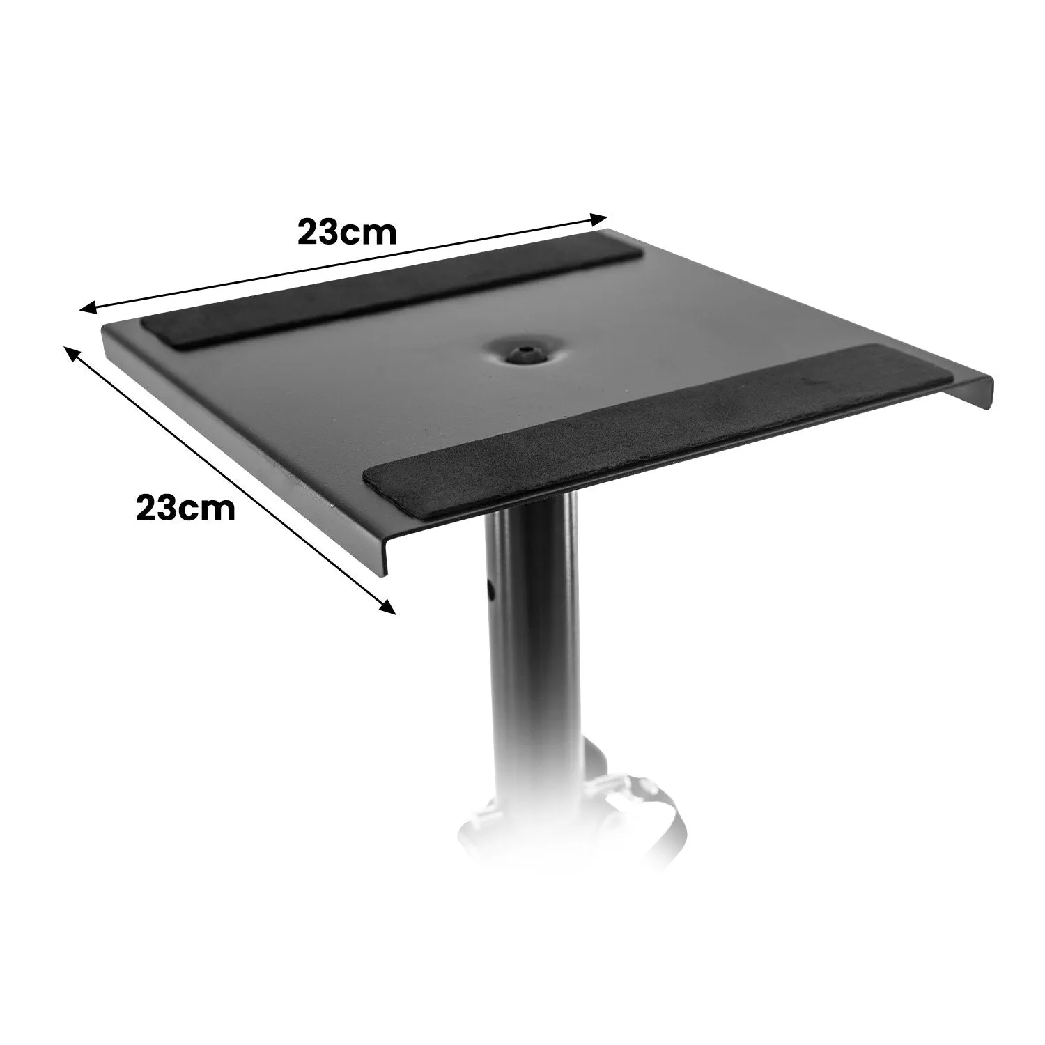 Adjustable Steel Floor Speaker Stands, 6 Heights - Karrera