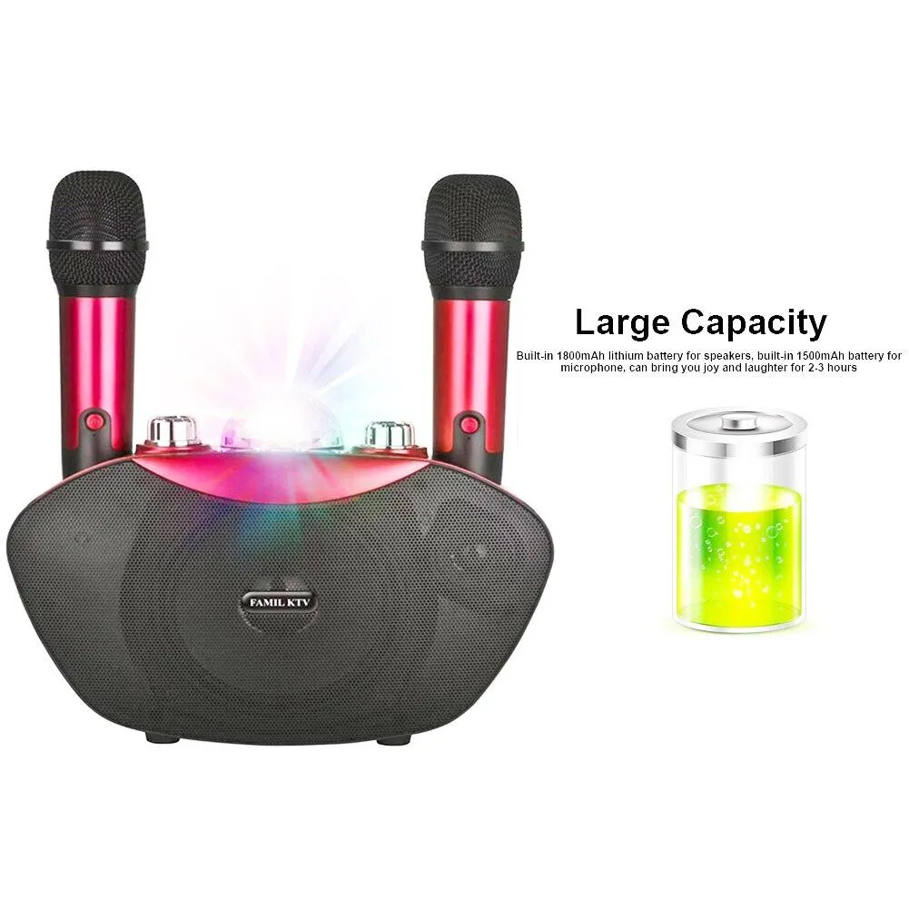 All in One Karaoke Bluetooth Audio Speaker with Mic
