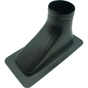 Allstar Performance Offset Single Brake Duct -Black - 5" x 9-3/4"