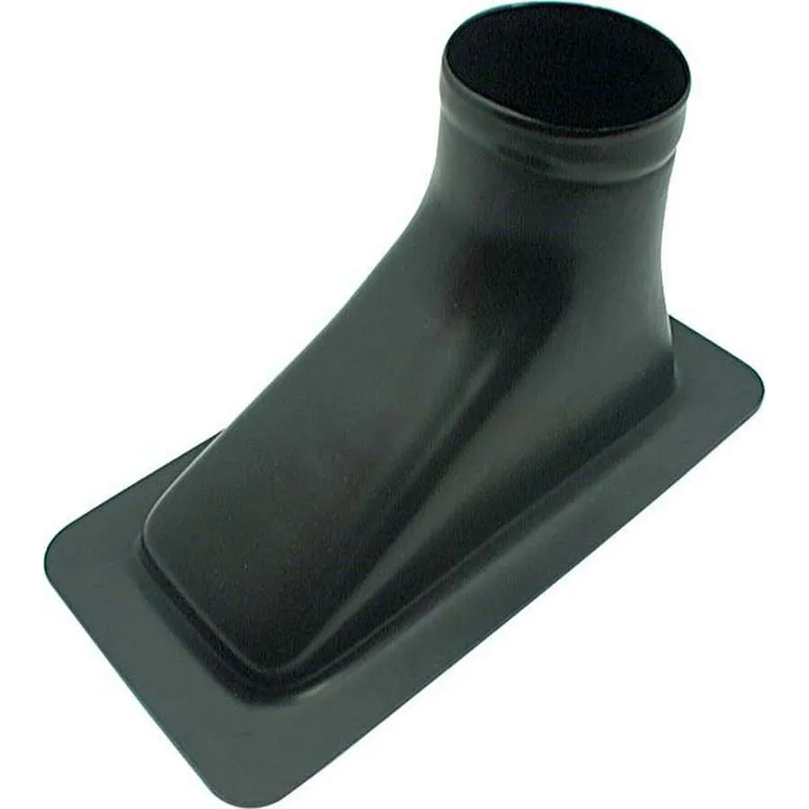 Allstar Performance Offset Single Brake Duct -Black - 5" x 9-3/4"