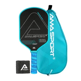 AMA SPORT Kronos Raw 3K Pickleball Paddle (USAPA Approved)