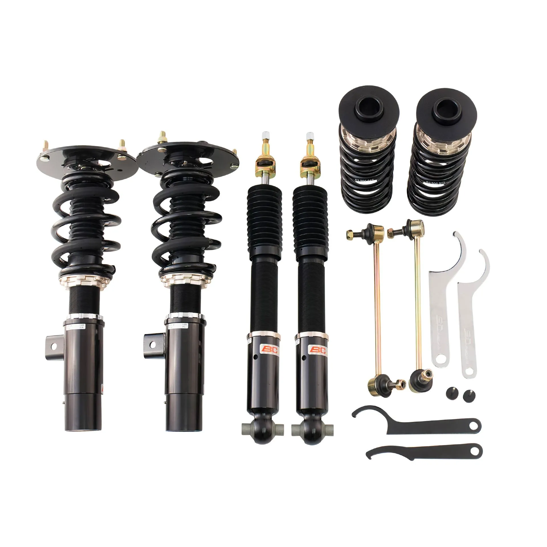 BC Racing Coilovers BR Series - 12-15 BMW 3 Series F30 (3 Bolt Top Mounts) - I-29-BR