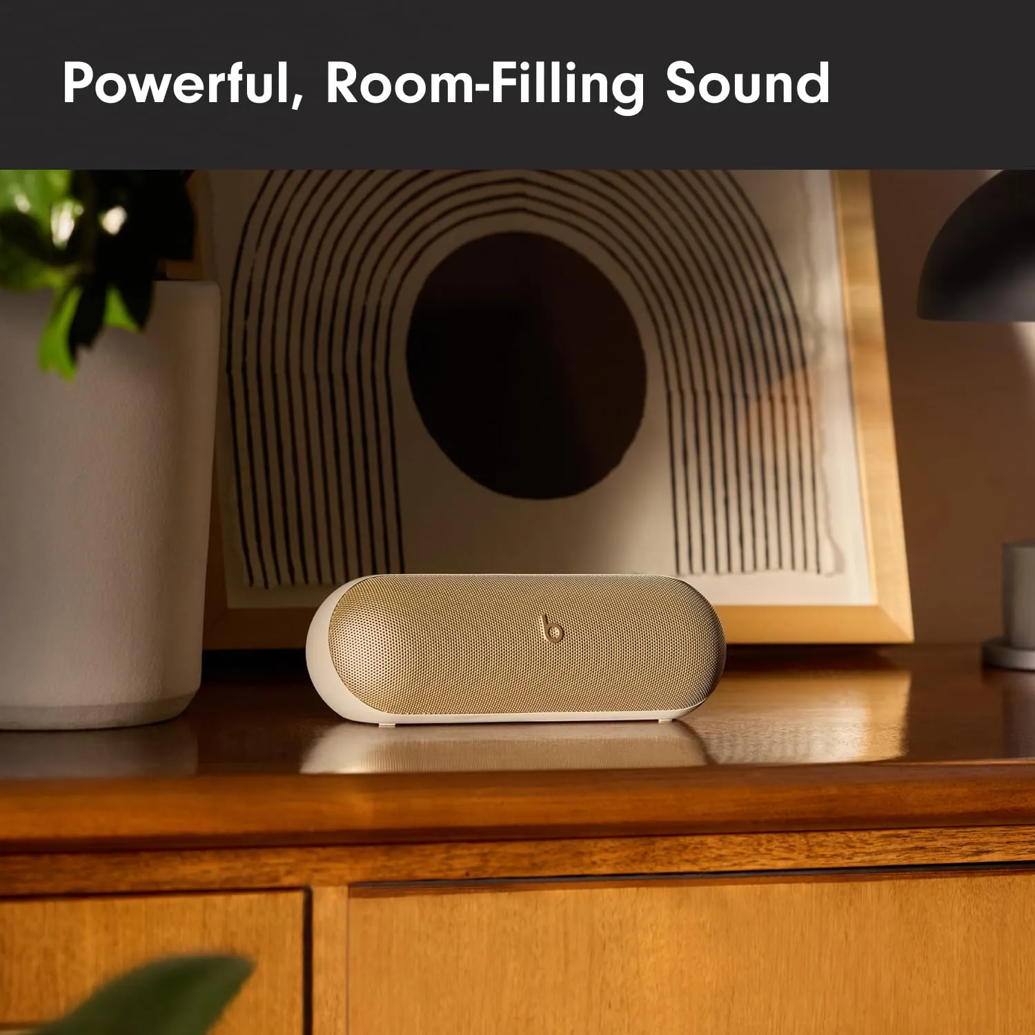 Beats Pill - Wireless Bluetooth Speaker with AppleCare  (2 Years) - Champagne Gold