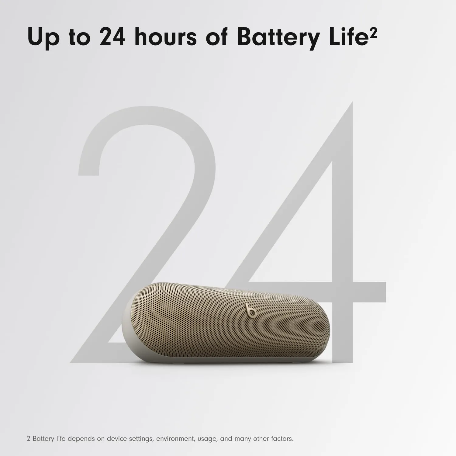 Beats Pill - Wireless Bluetooth Speaker with AppleCare  (2 Years) - Champagne Gold