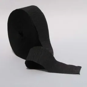 Black Crepe Paper Streamers 150' Long