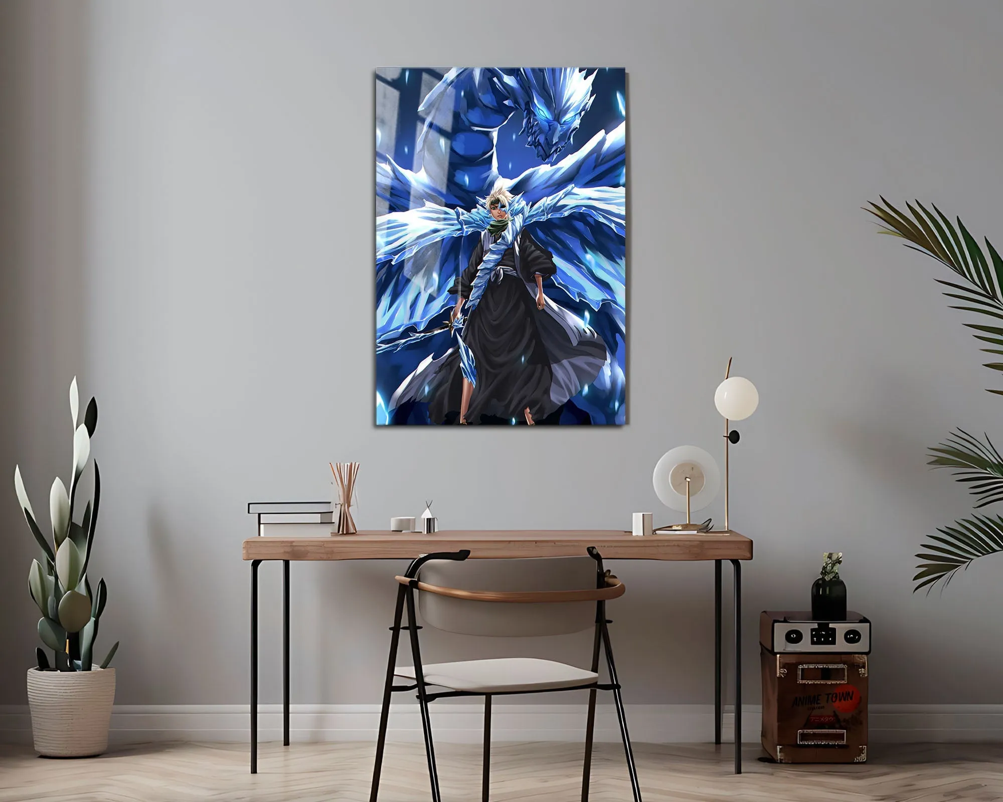 Bleach Hitsugaya Toshiro Hollow Bankai Metal Poster