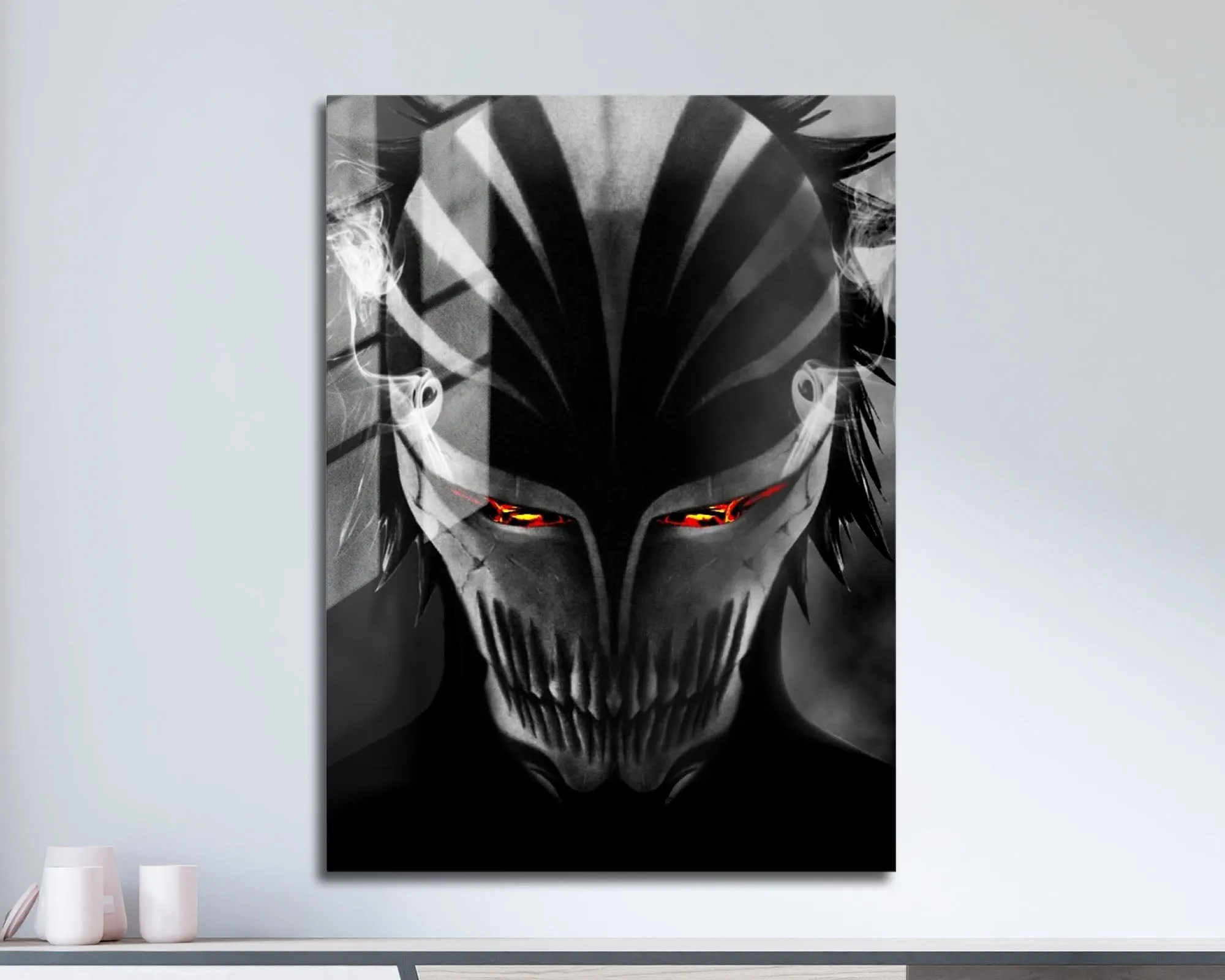 Bleach Hollow Mask Metal Poster