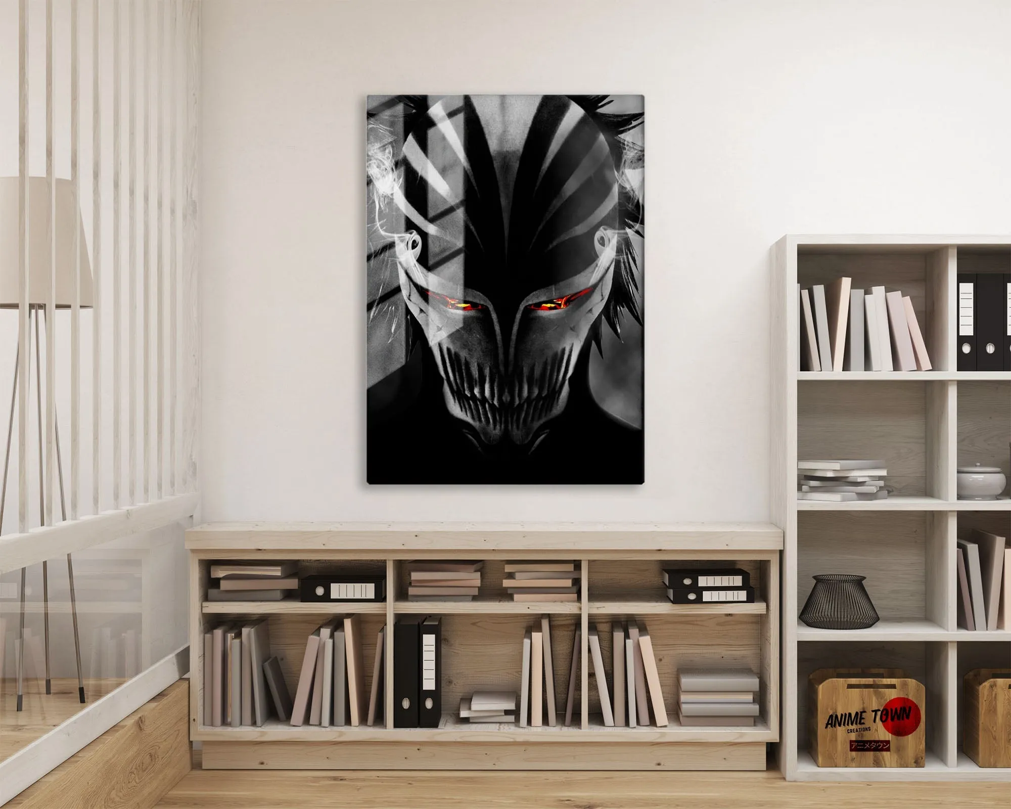 Bleach Hollow Mask Metal Poster