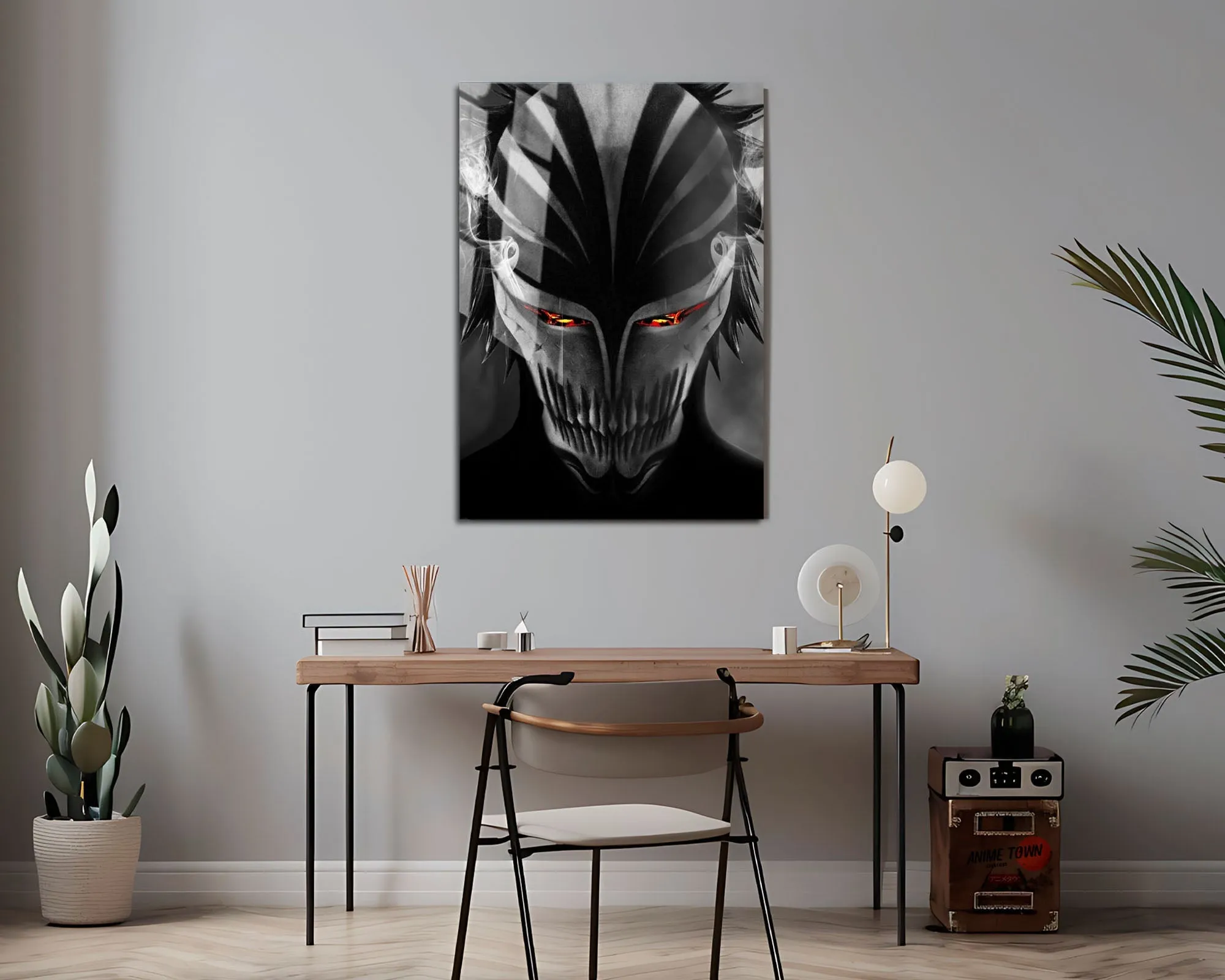 Bleach Hollow Mask Metal Poster