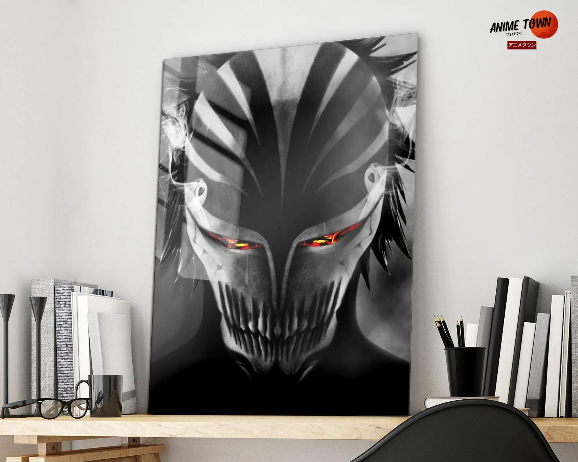 Bleach Hollow Mask Metal Poster