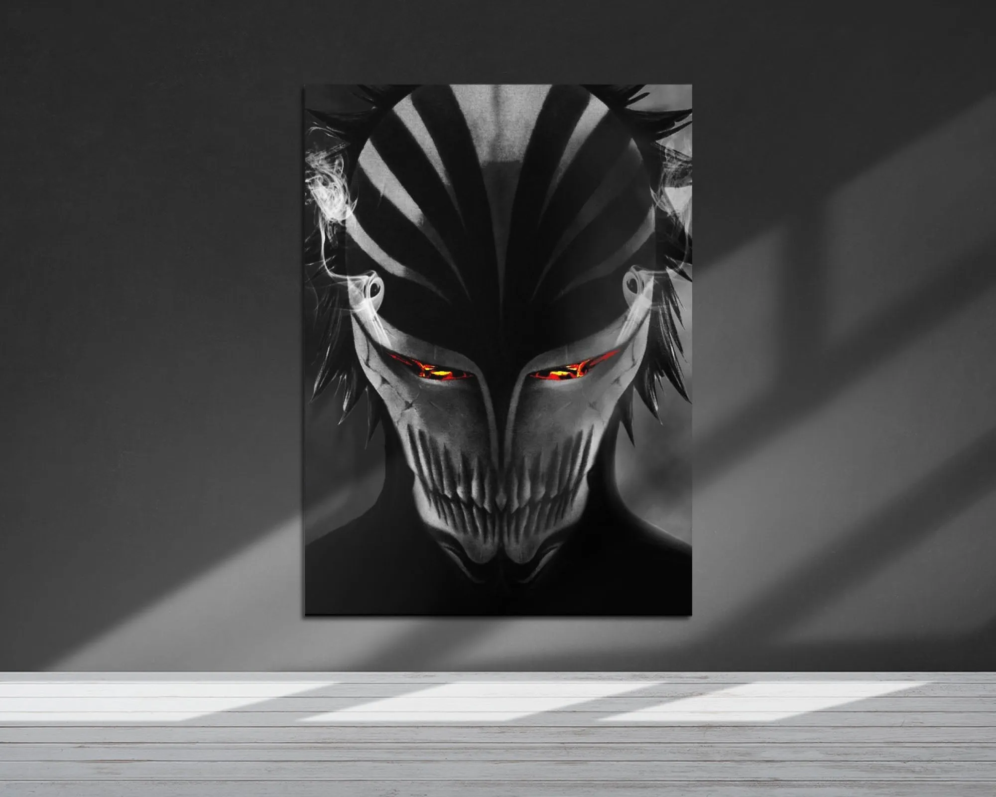 Bleach Hollow Mask Metal Poster
