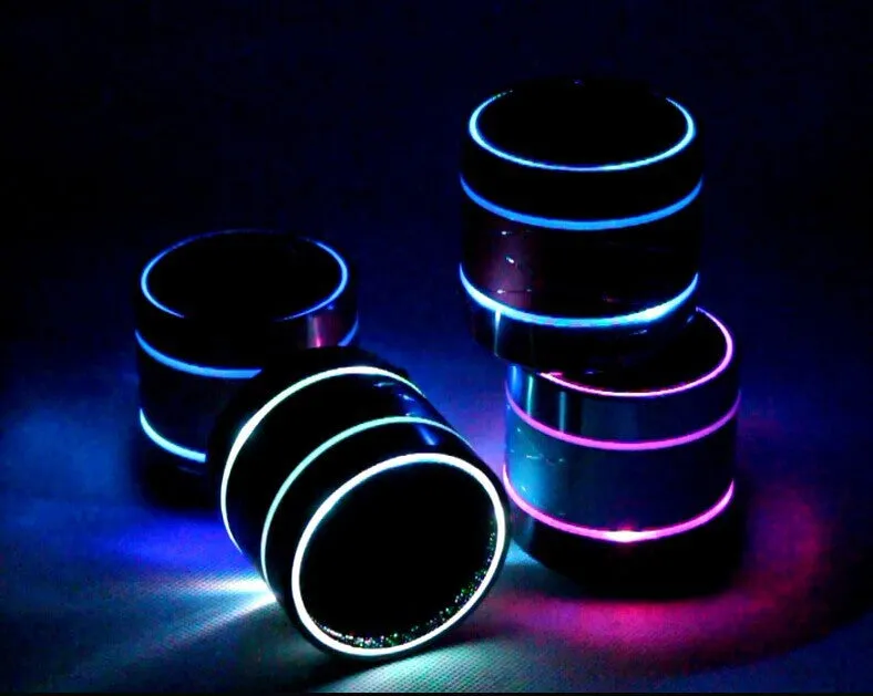 Bluetooth Speaker Mini USB Flash Disk Sound Card Multi-Function Colorful LED Portable Wileress Speaker FM Radio With Display
