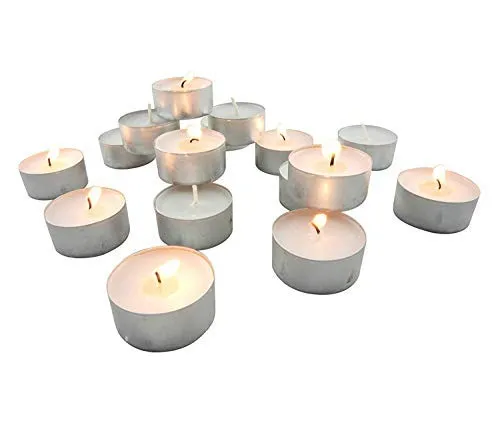 BRANDSUN 9-Hrs Burning Time Tea-Light Candles Diya with Uncented Smokeless for Diwali,Home Decoration,SPA,Birthdays Celebrations Party Favors (Made in India) (Pack of 50)