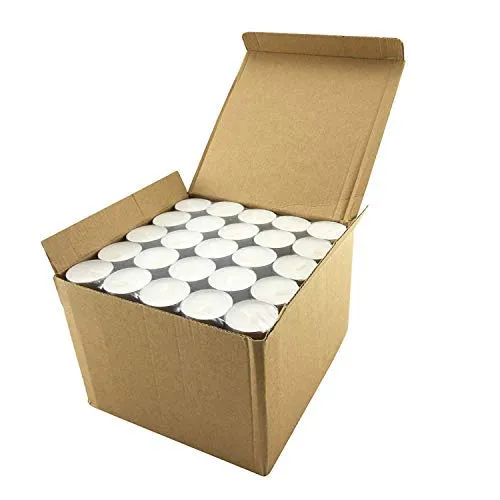 BRANDSUN 9-Hrs Burning Time Tea-Light Candles Diya with Uncented Smokeless for Diwali,Home Decoration,SPA,Birthdays Celebrations Party Favors (Made in India) (Pack of 50)