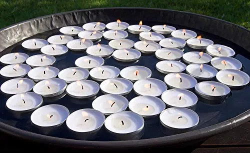 BRANDSUN 9-Hrs Burning Time Tea-Light Candles Diya with Uncented Smokeless for Diwali,Home Decoration,SPA,Birthdays Celebrations Party Favors (Made in India) (Pack of 50)