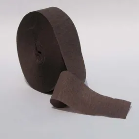 Brown Crepe Paper Streamers 150' Long