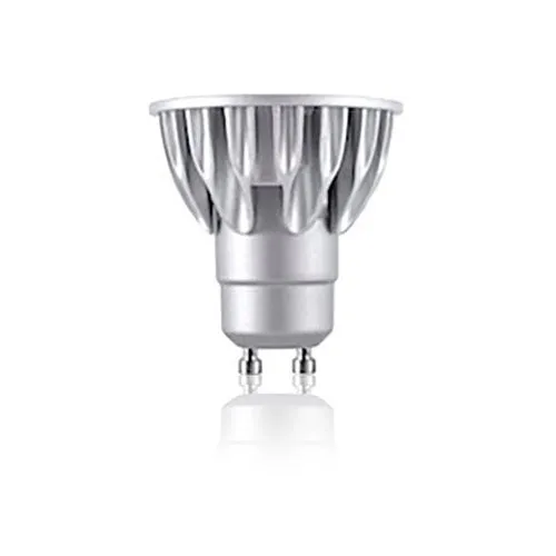 BULBRITE 777525 7.5 Watt MR16 LED - GU10 Twist & Lock Base - 3000 Kelvin Warm White - 630 Lumens - Silver - 120 Volt