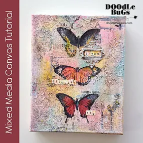 Butterfly Mixed Media Canvas