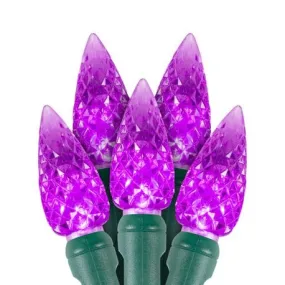 C6 LED Christmas Lights 100L Purple