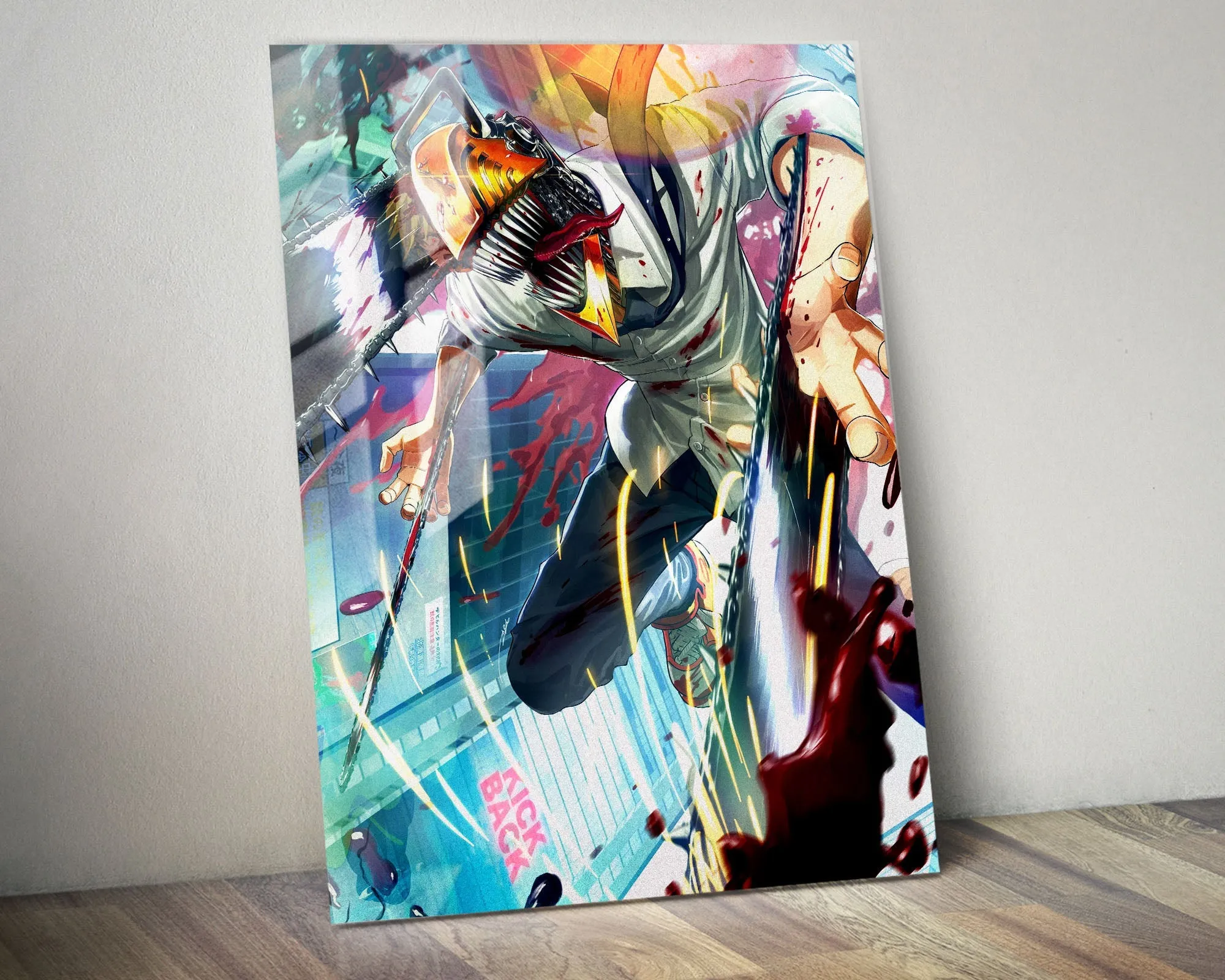 Chainsaw Man Artistic Metal Poster