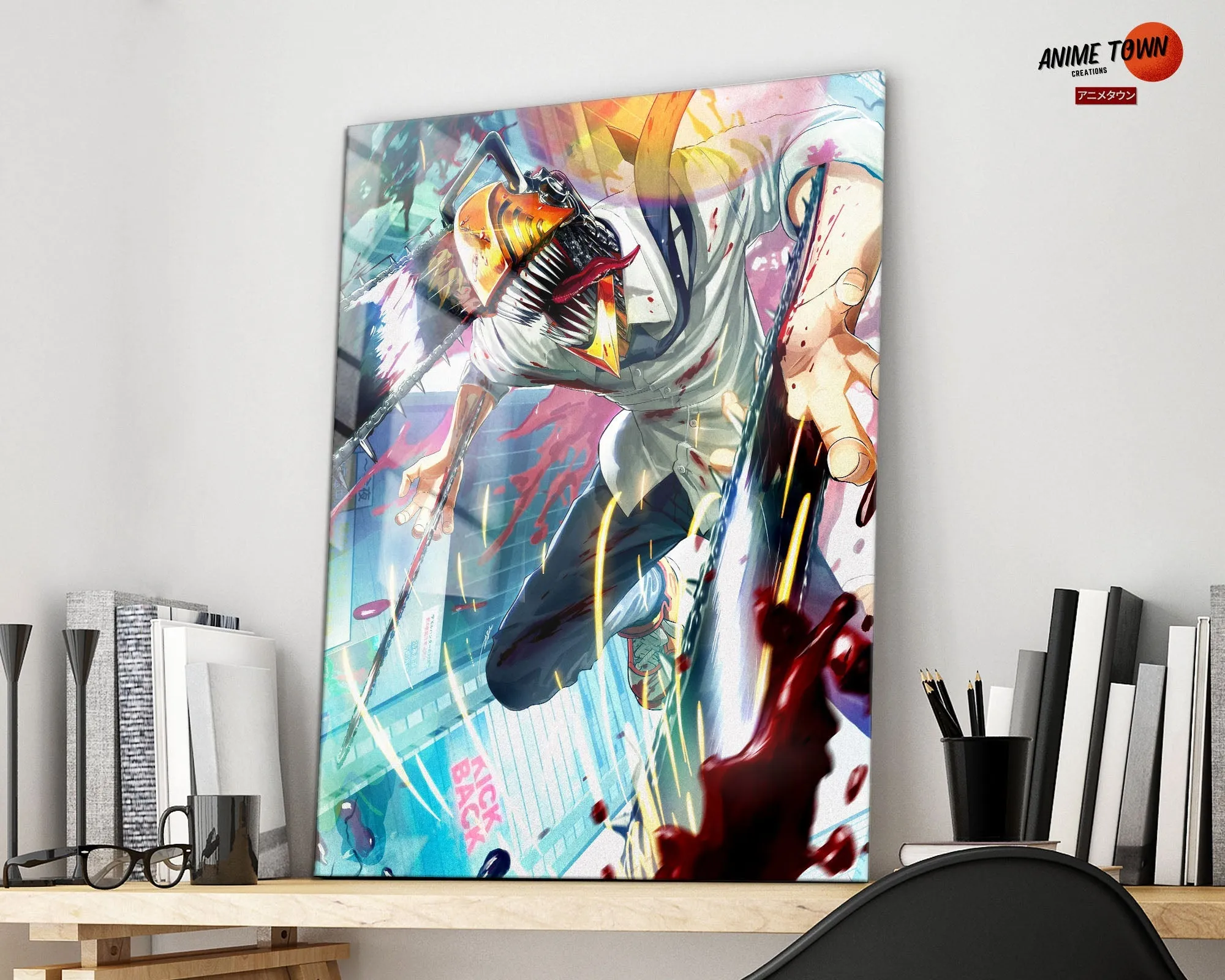 Chainsaw Man Artistic Metal Poster