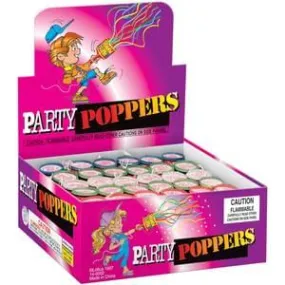 CHAMPAGNE PARTY POPPERS | 72ct