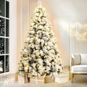 Christmas Tree 1.8M Xmas Tree with 350 LED Lights Snowy Tips