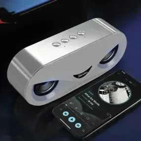 Colorful Lights Wireless Bluetooth Speaker Dual Speakers Subwoofer