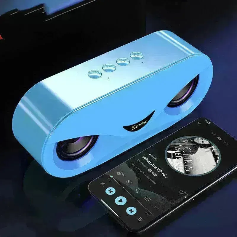 Colorful Lights Wireless Bluetooth Speaker Dual Speakers Subwoofer