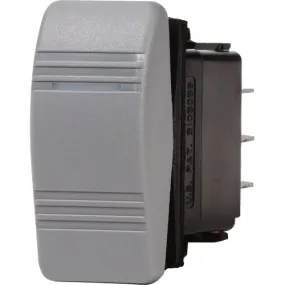 Contura Switch SPDT Gray (Momentary ON)-OFF-ON