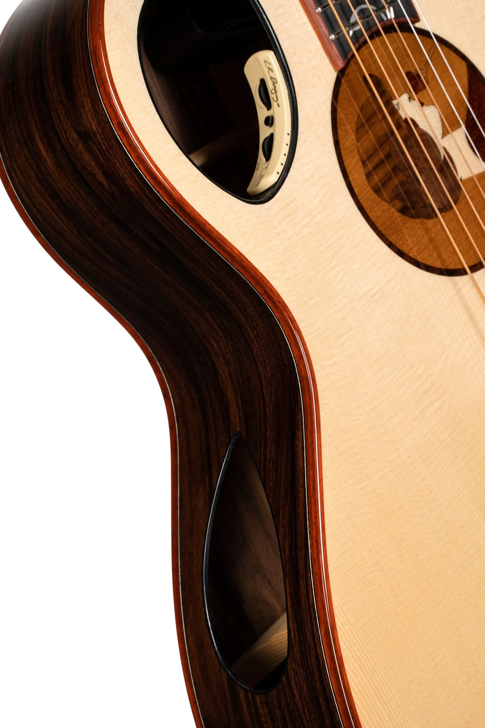 Cort ROSELYN OM Masterpiece Series Roselyn Redux Acoustic-Electric Guitar With Hard Case,  Natural Glossy