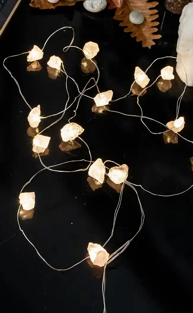 Crystal String Lights | Amethyst