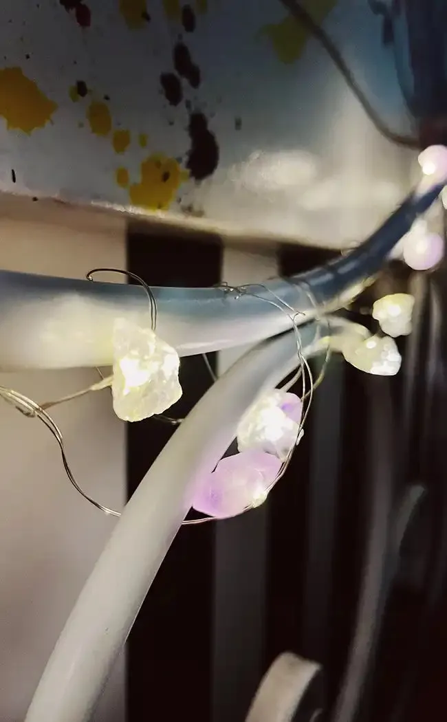 Crystal String Lights | Amethyst