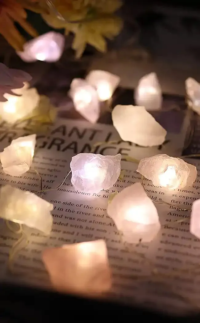 Crystal String Lights | Amethyst