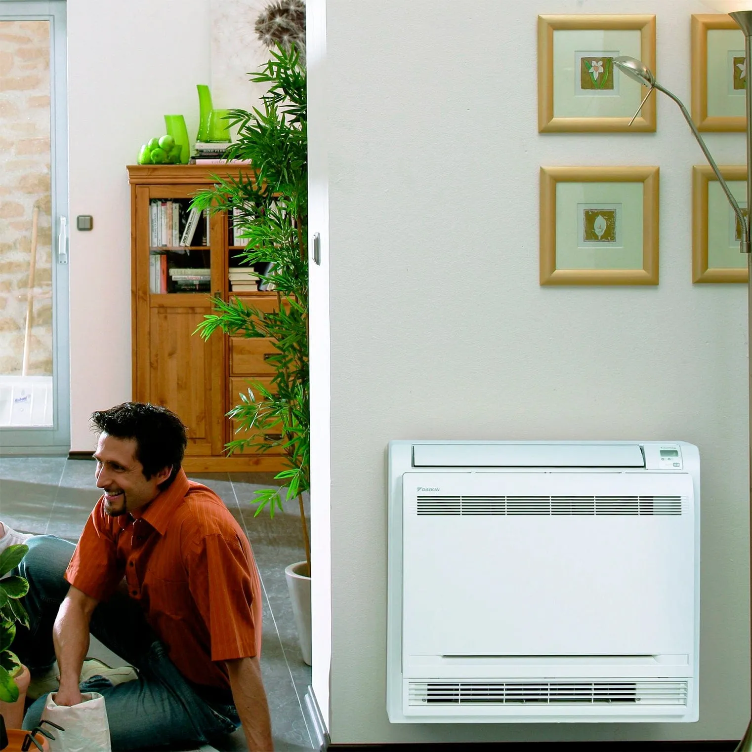 Daikin 3-Zone Floor Standing Hyper Heat Ductless Mini-Split 24000 BTU Heat Pump Air Conditioner 9k   12k   15k - 18 SEER2