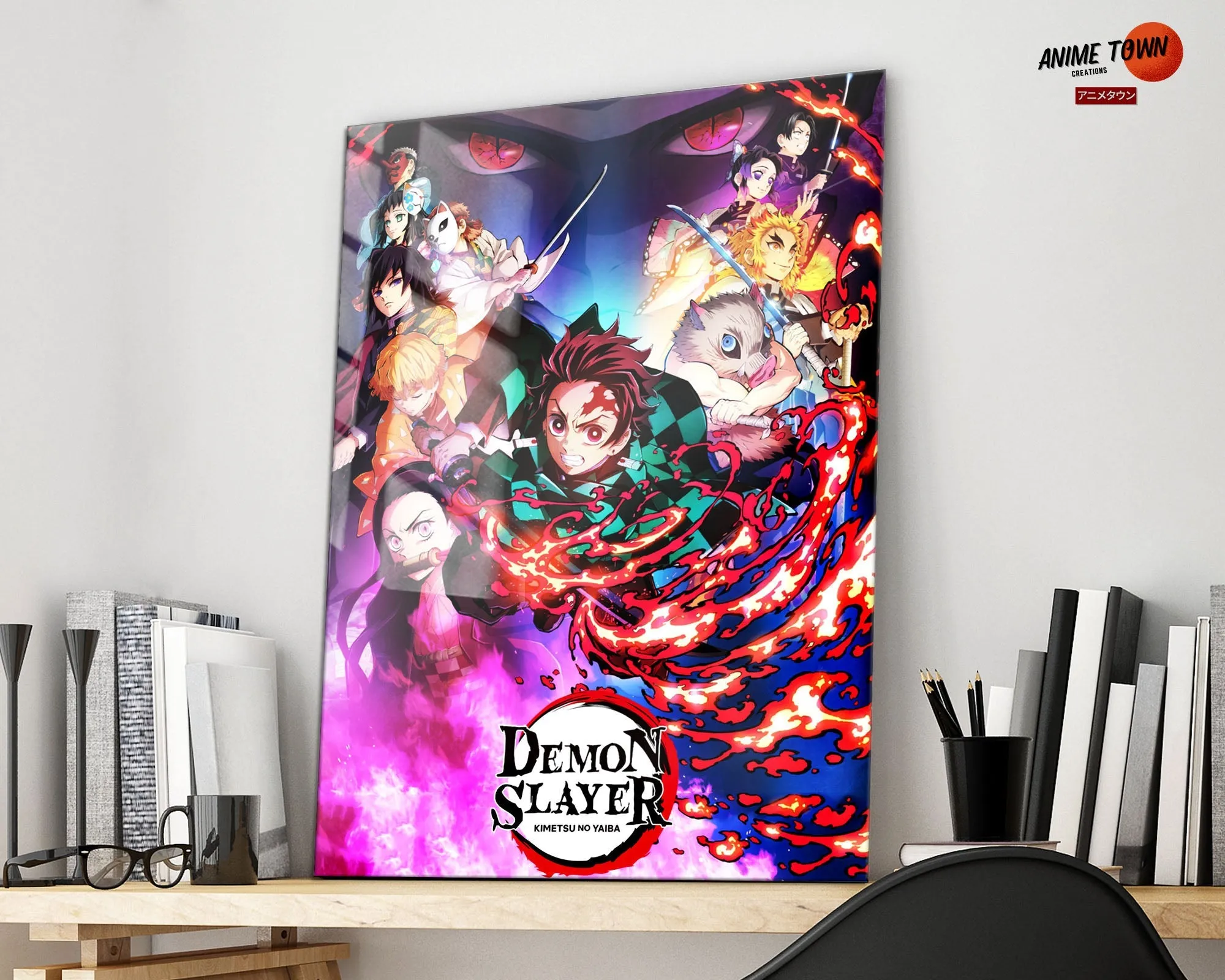 Demon Slayer Kimetsu no Yaiba Metal Poster