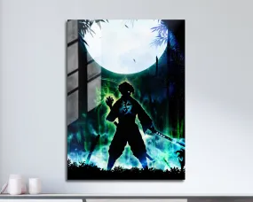 Demon Slayer Sanemi Shinazugawa Moonlight Metal Poster