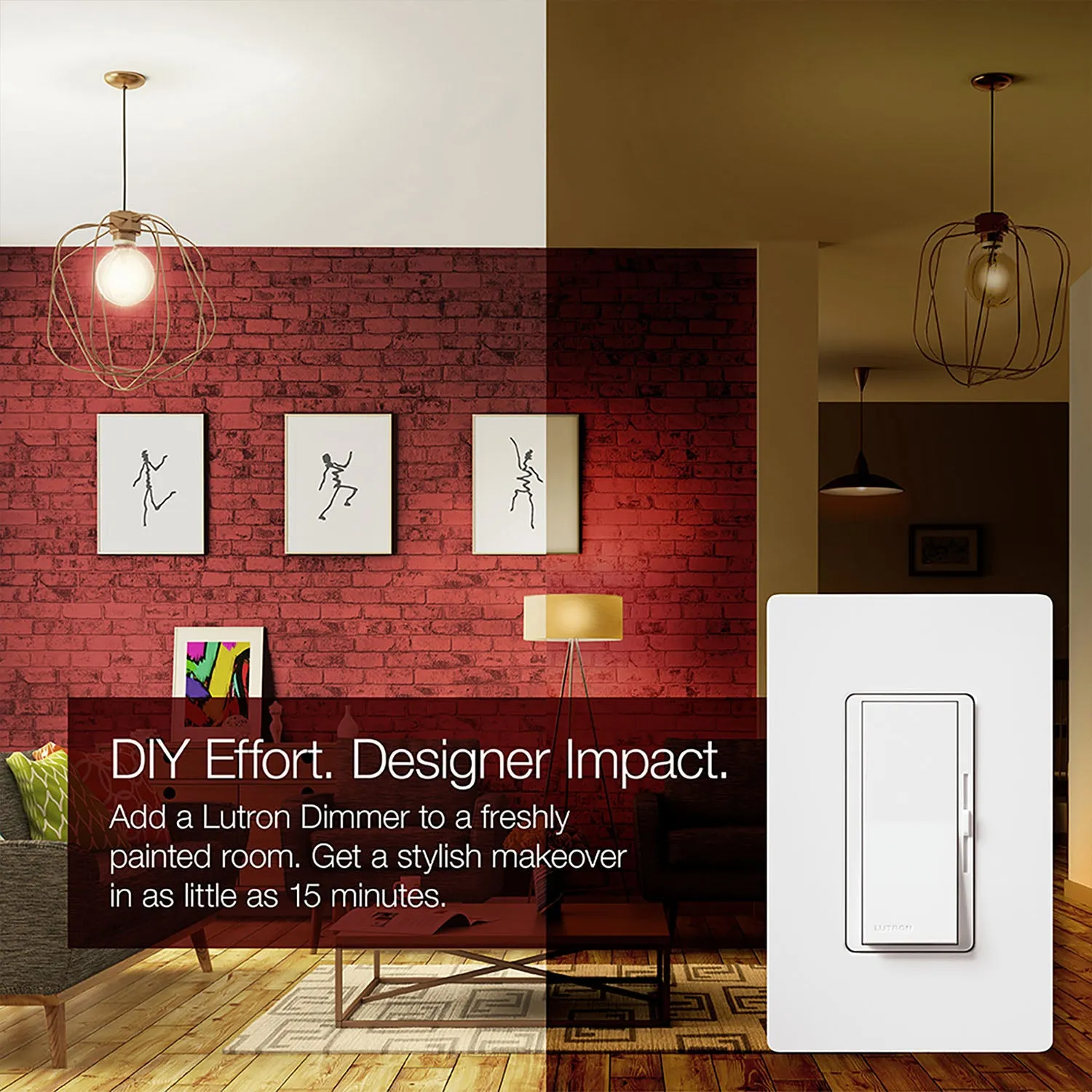 Diva LED  Dimmer Switch, 150-Watt, Single Pole or 3-Way, White