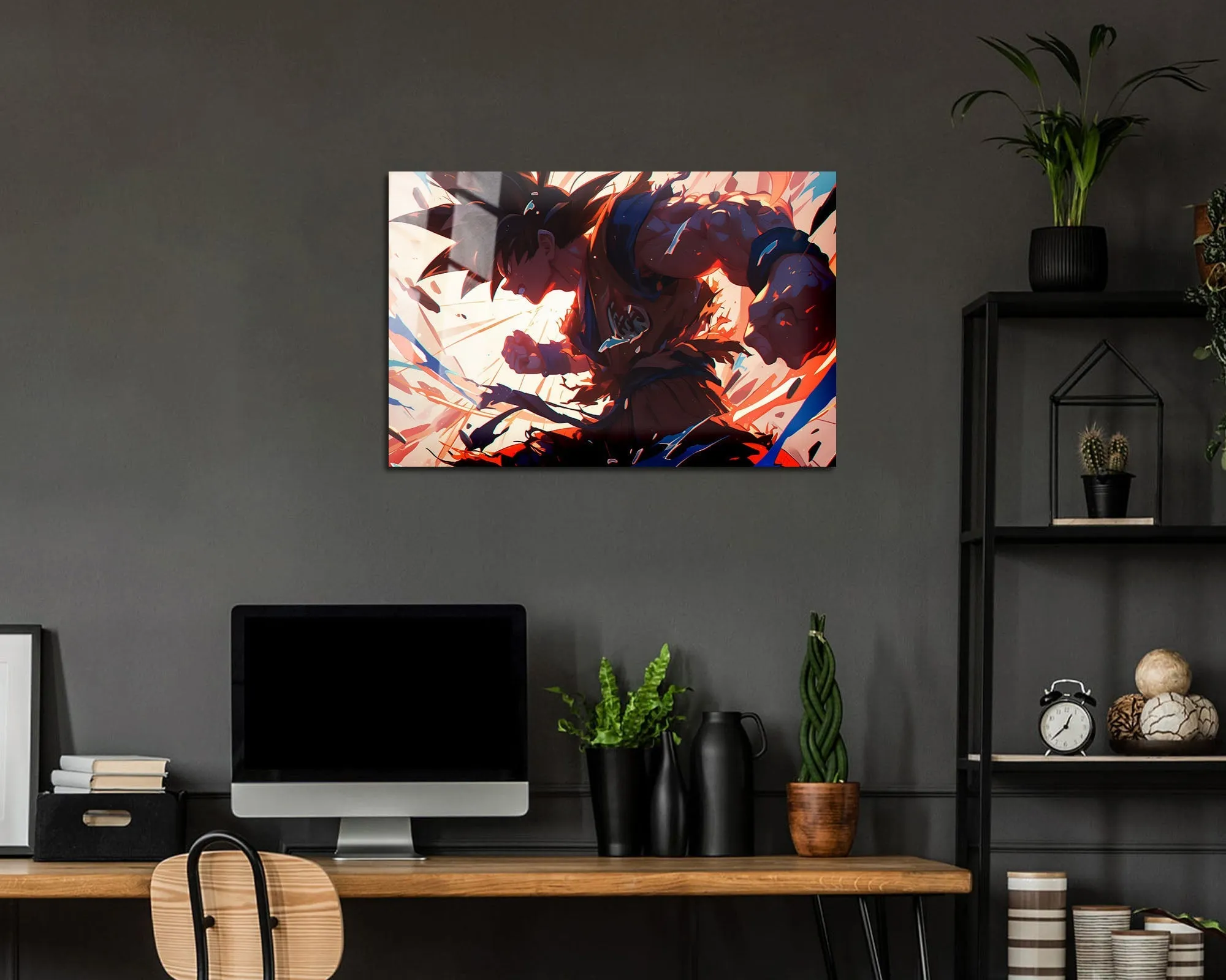 Dragon Ball Artistic Goku Metal Poster