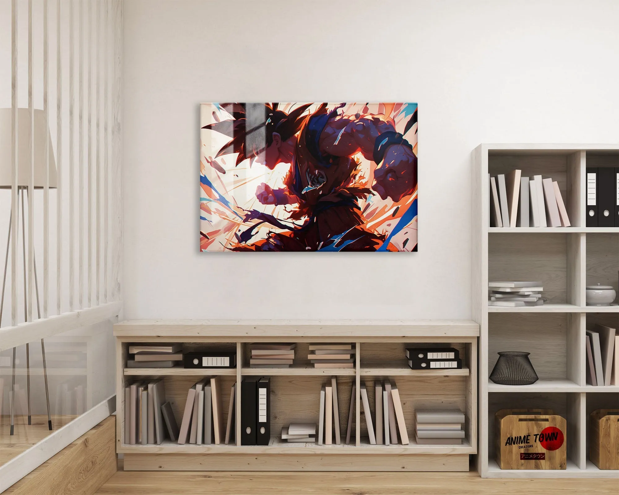 Dragon Ball Artistic Goku Metal Poster