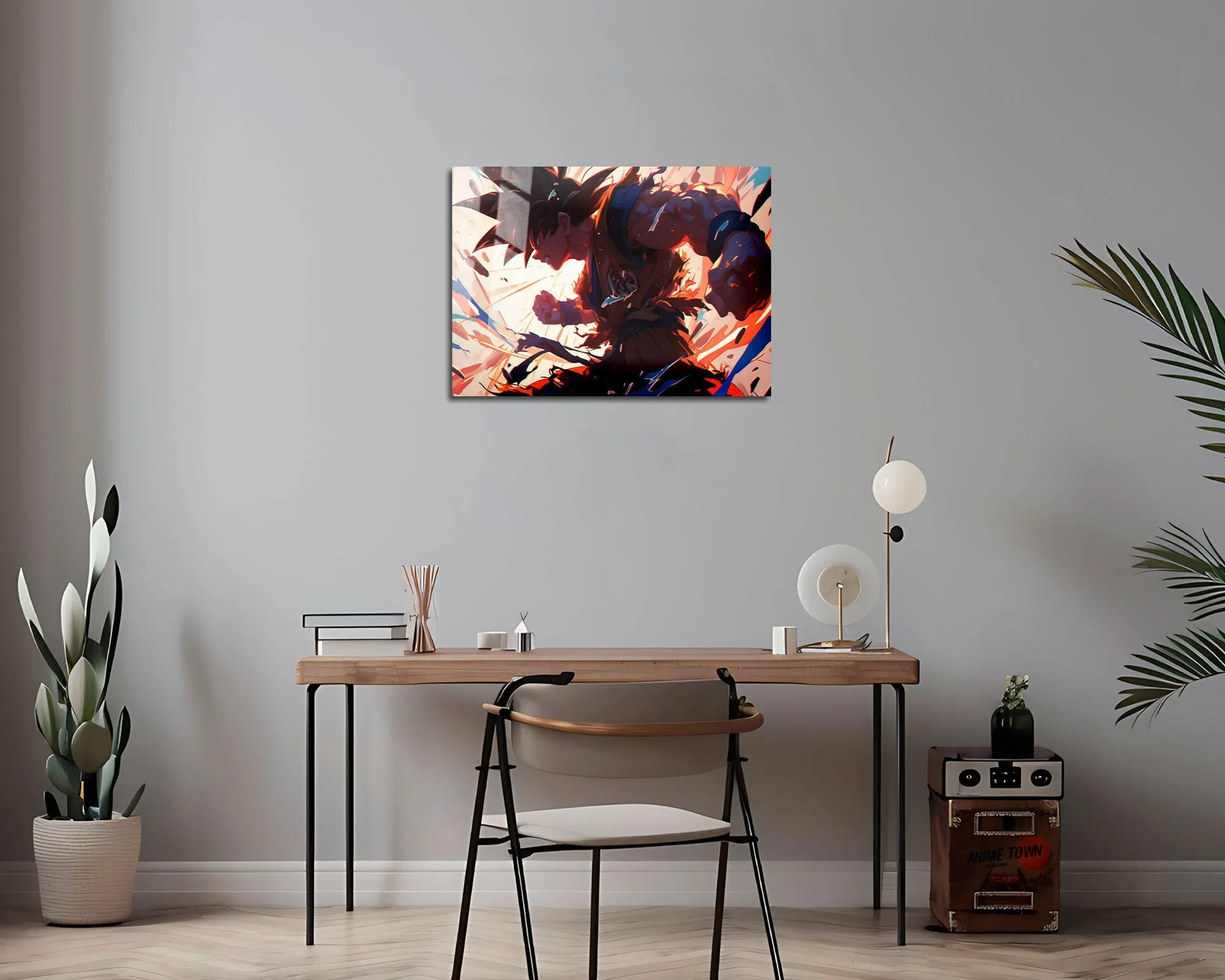 Dragon Ball Artistic Goku Metal Poster