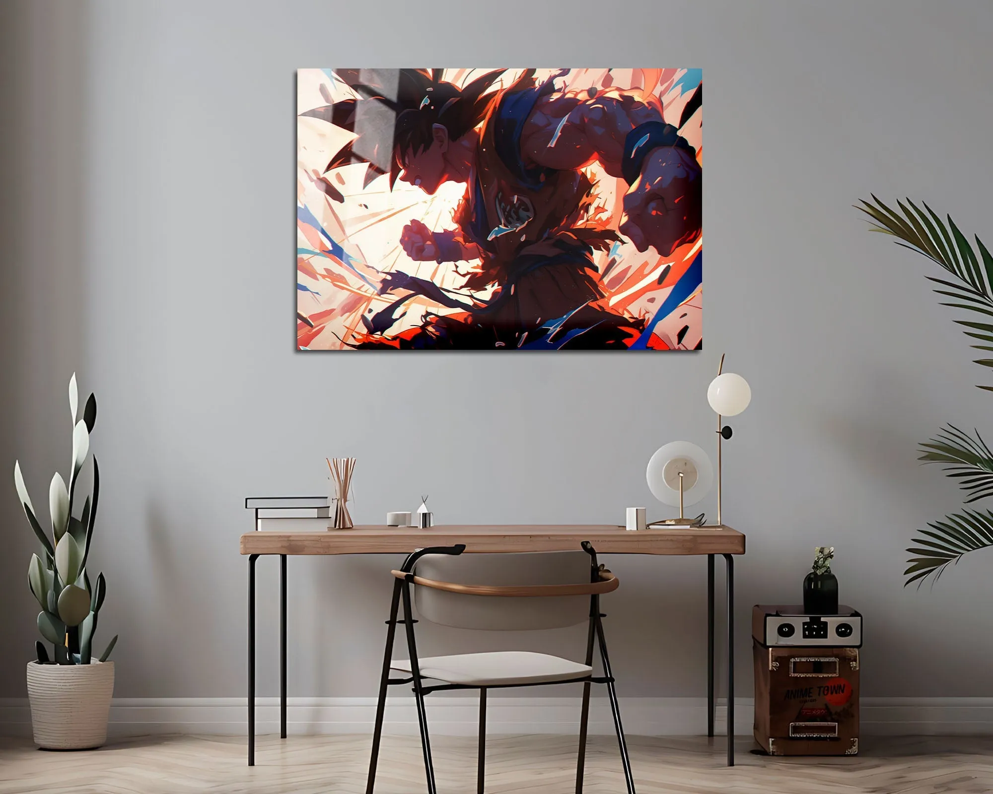 Dragon Ball Artistic Goku Metal Poster